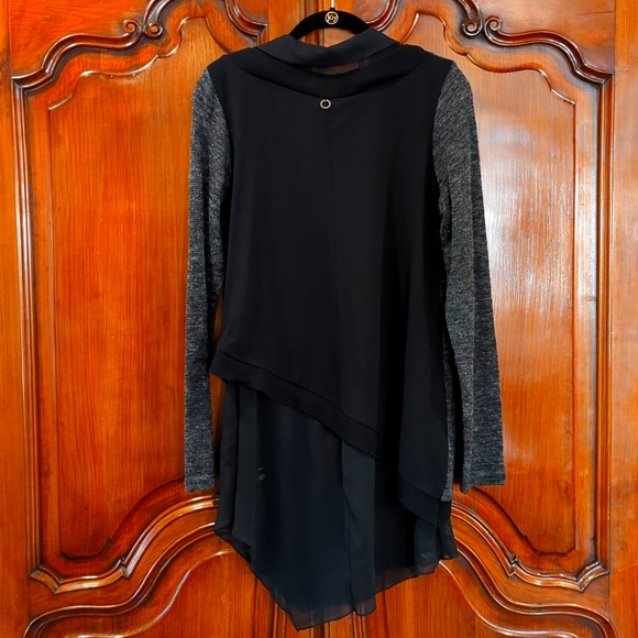French Designed Layered Blouse/Sweater - Picture 2 of 3